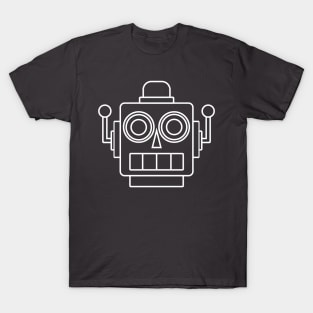 RPGBOT Robot Head Dark Mode T-Shirt